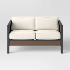 Bryant 2pc Faux Wood Patio Loveseat & Coffee Table - Gray/Natural - Threshold™ 11 Bryant 2pc Faux Wood Patio Loveseat & Coffee Table - Gray/Natural - Threshold™ -Threshold Outdoor Deals Store GUEST 05b58bcc 6055 4060 86c3 573372c6e051