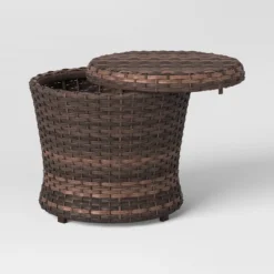 Halsted 5pc Wicker Small Space Patio Furniture Set - Threshold 21 Halsted 5pc Wicker Small Space Patio Furniture Set - Threshold -Threshold Outdoor Deals Store GUEST 07ad4fbc b790 4e01 a935 8a3005053363