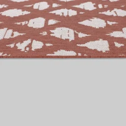 5' X 7' Diamond Outdoor Rug Orange - Threshold™ -Threshold Outdoor Deals Store GUEST 0e0be517 30b0 4773 9963 6fe5b17e4463