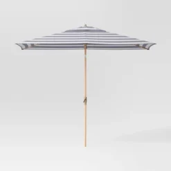 10'x6' Rectangular Market Patio Umbrella - Light Wood Pole - Threshold™ -Threshold Outdoor Deals Store GUEST 1c2f765d 24e3 45be a1b9 4395052aecaf