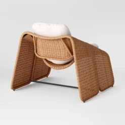 2pc Wexler Statement Chair With Ottoman - Brown - Threshold™ -Threshold Outdoor Deals Store GUEST 1cd4fe04 ca08 4740 96d1 0e0af605870e