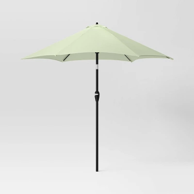 9'x9' Market Patio Umbrella - Black Pole - Threshold™ 13 9'x9' Market Patio Umbrella - Black Pole - Threshold™ - Image 13