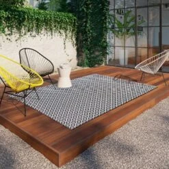 Geo Diamond Outdoor Rug - Threshold™ -Threshold Outdoor Deals Store GUEST 23db025e b35c 43ab a704 cb9cdf62af10