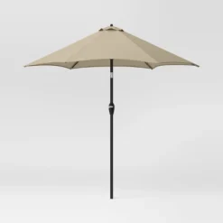 9'x9' Market Patio Umbrella - Black Pole - Threshold™ 29 9'x9' Market Patio Umbrella - Black Pole - Threshold™ -Threshold Outdoor Deals Store GUEST 26376d4f 0c79 4670 8138 0cf481a01677