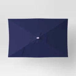 10'x6' Rectangular Solar Market Patio Umbrella - Black Pole - Threshold™ 11 10'x6' Rectangular Solar Market Patio Umbrella - Black Pole - Threshold™ -Threshold Outdoor Deals Store GUEST 31db9e17 287c 4007 8a15 61e63344f823