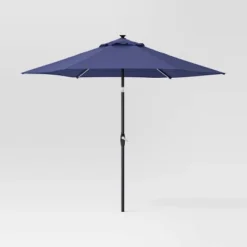 9'x9' Market Solar Patio Umbrella - Black Pole - Threshold™ 12 9'x9' Market Solar Patio Umbrella - Black Pole - Threshold™ -Threshold Outdoor Deals Store GUEST 32b05271 3989 44d4 89e6 f7888005452b