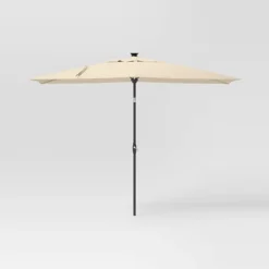 10'x6' Rectangular Solar Market Patio Umbrella - Black Pole - Threshold™ 16 10'x6' Rectangular Solar Market Patio Umbrella - Black Pole - Threshold™ -Threshold Outdoor Deals Store GUEST 3768e98b 7e0c 4ee3 9a11 4eb37b55a350