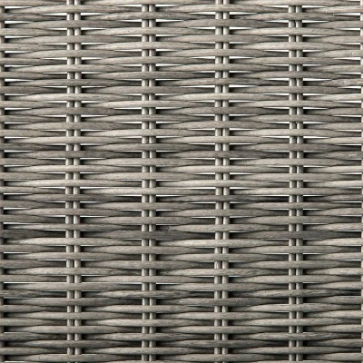 Wicker & Metal X Frame Patio Loveseat - Gray - Threshold™ Designed With Studio McGee 4 Wicker & Metal X Frame Patio Loveseat - Gray - Threshold™ Designed With Studio McGee - Image 4