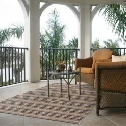 7' X 10' Lake Stripe Outdoor Rug Navy - Threshold™ -Threshold Outdoor Deals Store GUEST 3ab2fec5 2115 41ab b002 93d2816345f7