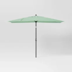 10'x6' Rectangular Market Patio Umbrella - Black Pole - Threshold™ -Threshold Outdoor Deals Store GUEST 4832bf81 7697 4280 ac4b 6df2d225c879