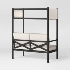 Ryegate 2pc 4' Mini Patio Daybed With Ottoman Weathered Teak - Threshold™ 11 Ryegate 2pc 4' Mini Patio Daybed With Ottoman Weathered Teak - Threshold™ -Threshold Outdoor Deals Store GUEST 52a56e94 f01a 4e67 98c5 74cb41f35e91