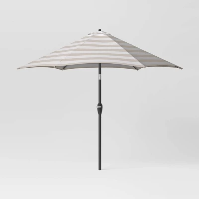 9'x9' Market Patio Umbrella - Black Pole - Threshold™ 10 9'x9' Market Patio Umbrella - Black Pole - Threshold™ - Image 10