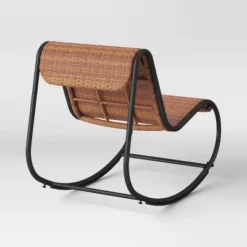 Wexler Wicker Rocking Chair - Black - Threshold™ -Threshold Outdoor Deals Store GUEST 674c4ead 3e78 4e84 ae15 1346e9637109