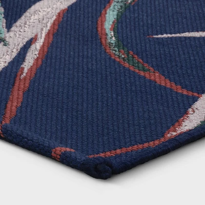 Tapestry Outdoor Rug Cactus Floral - Threshold™ 2 Tapestry Outdoor Rug Cactus Floral - Threshold™ - Image 2