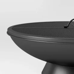 32.6" Metal Wood Burning Bowl With Spark Screen - Threshold™ -Threshold Outdoor Deals Store GUEST 6f5f4ecd ec8b 4974 9f9f 7bc915e357f4