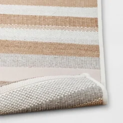 5' X 7' Stripe Tapestry Outdoor Rug Khaki/Gray - Threshold™ 5 5' X 7' Stripe Tapestry Outdoor Rug Khaki/Gray - Threshold™ -Threshold Outdoor Deals Store GUEST 7db8e7d0 5fb0 4c2d 90b4 7d3f8ed24480