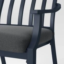 2pc Fairmont Stationary Outdoor Patio Dining Chairs Arm Chairs Black - Threshold™ 7 2pc Fairmont Stationary Outdoor Patio Dining Chairs Arm Chairs Black - Threshold™ -Threshold Outdoor Deals Store GUEST 93b3d878 5c10 4c28 a687 063fbcfa7688