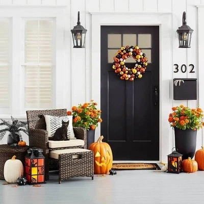 Halsted 5pc Wicker Small Space Patio Furniture Set - Threshold 11 Halsted 5pc Wicker Small Space Patio Furniture Set - Threshold - Image 11