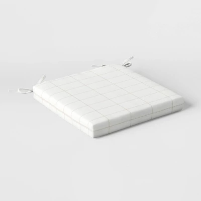 Woven Grid Outdoor Seat Cushion - Threshold™ 2 Woven Grid Outdoor Seat Cushion - Threshold™ - Image 2