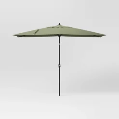 10'x6' Rectangular Market Patio Umbrella - Black Pole - Threshold™ -Threshold Outdoor Deals Store GUEST b45ccdfe 1dde 434c a118 14d97653a266