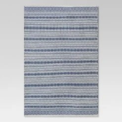 Pattern Stripe Outdoor Rug Blue - Threshold™ -Threshold Outdoor Deals Store GUEST b50bd77f b9cf 4cbe 85f8 85730dba7a8e