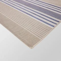 Sand Stripe Outdoor Rug Blue - Threshold™ -Threshold Outdoor Deals Store GUEST be5a23a4 e4eb 4a24 99a5 fd53a8d6e784
