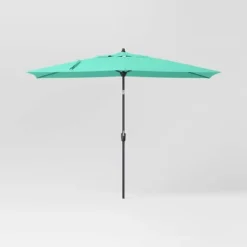 10'x6' Rectangular Market Patio Umbrella - Black Pole - Threshold™ -Threshold Outdoor Deals Store GUEST bfb4a6fe 6088 4941 ad33 5e2f249cba14