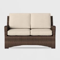 Halsted Wicker Patio Loveseat - Threshold™ -Threshold Outdoor Deals Store GUEST c10eda52 f2ba 4abd b5cc 50b37118c7ba