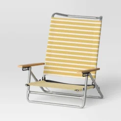 5 Position Beach Chair With Aluminum Frame & Wood Arms - Threshold™ 17 5 Position Beach Chair With Aluminum Frame & Wood Arms - Threshold™ -Threshold Outdoor Deals Store GUEST cdd41c2e 63f3 4f46 8f01 e5634e896ecf