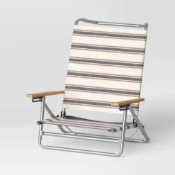 5 Position Beach Chair With Aluminum Frame & Wood Arms - Threshold™ 16 5 Position Beach Chair With Aluminum Frame & Wood Arms - Threshold™ -Threshold Outdoor Deals Store GUEST d2e94553 3e7d 44b8 b63a 18242f0ec942