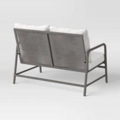 Granby Padded Wicker Patio Loveseat - Gray - Threshold™ -Threshold Outdoor Deals Store GUEST d30d4d74 4ffa 4ced b16e bb927b130223