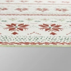 7' X 10' Fair Isle Outdoor Rug Red - Threshold™ -Threshold Outdoor Deals Store GUEST d5125dbc efd3 4c80 a38c 07ac47ed39f8