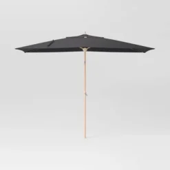 10'x6' Rectangular Market Patio Umbrella - Light Wood Pole - Threshold™ -Threshold Outdoor Deals Store GUEST d89187f0 45e4 4db4 80b8 710bf9167e62
