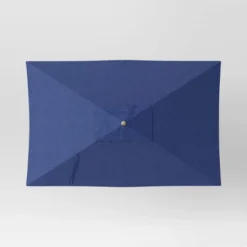 10'x6' Rectangular Market Patio Umbrella - Light Wood Pole - Threshold™ -Threshold Outdoor Deals Store GUEST da953ab7 3018 4b76 8764 bfa251530b2a