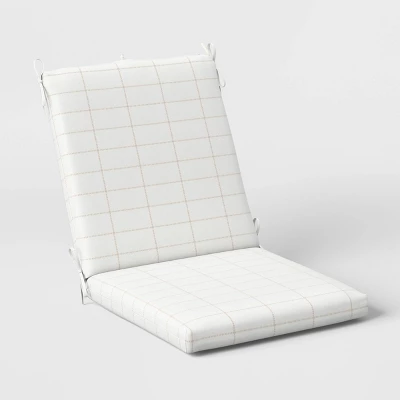 Woven Grid Outdoor Chair Cushion - Threshold™ 4 Woven Grid Outdoor Chair Cushion - Threshold™ - Image 4
