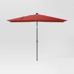 10'x6' Rectangular Solar Market Patio Umbrella - Black Pole - Threshold™ 15 10'x6' Rectangular Solar Market Patio Umbrella - Black Pole - Threshold™ -Threshold Outdoor Deals Store GUEST dd4e4665 468b 42bf a1cd 1873fd643d0c