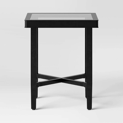 Searsburg 3pc Aluminum Patio Chat Set - Black - Threshold™ 6 Searsburg 3pc Aluminum Patio Chat Set - Black - Threshold™ - Image 6