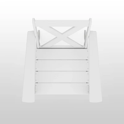 Shawboro POLYWOOD Patio Lounge Chair - White - Threshold™ 3 Shawboro POLYWOOD Patio Lounge Chair - White - Threshold™ - Image 3