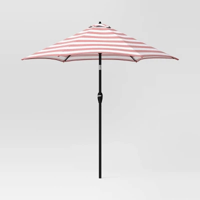 9'x9' Market Patio Umbrella - Black Pole - Threshold™ 9 9'x9' Market Patio Umbrella - Black Pole - Threshold™ - Image 9