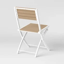 Bryant 4pk Faux Wood Folding Patio Bistro Chairs - White/Light Wood - Threshold™ 10 Bryant 4pk Faux Wood Folding Patio Bistro Chairs - White/Light Wood - Threshold™ -Threshold Outdoor Deals Store GUEST ff0c02ae c0b7 4249 800c e541509c2011