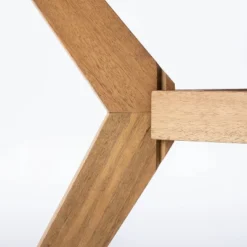 Bluffdale Wood 6 Person Round Patio Dining Table, Outdoor Furniture - Threshold™ Designed With Studio McGee -Threshold Outdoor Deals Store GUEST ff1edfec 9404 414e b8f3 afd96f80e410