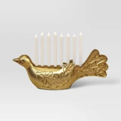 Cast Aluminum Bird Menorah - Threshold™ -Threshold Outdoor Deals Store GUEST ffb422b9 d13b 4e1a b849 bcc17acef58a